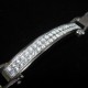 316L Stainless Steel Silver Bracelet with CZ - TB21